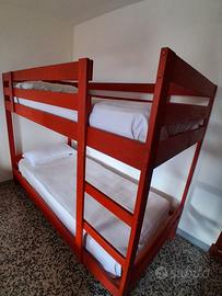 Letto a castello IKEA completo di 2 materassi
