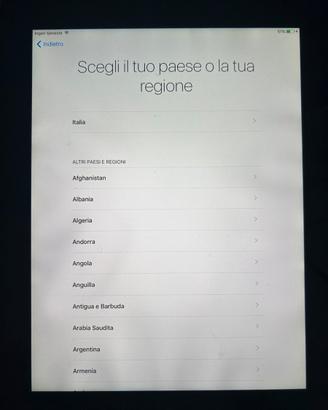 Ipad 16gb bloccato
