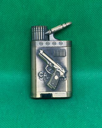 Accendino a gas CAM GUN inciso pistola