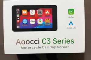 Aoocci C3 Plus - Carplay e Android Auto per moto