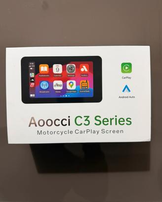 Aoocci C3 Plus - Carplay e Android Auto per moto