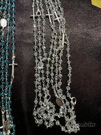 Stock 12 Rosari collane Effetto Swarovski