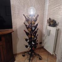 porta bottiglie ferro battuto