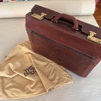 Cartella valigia in pelle The Bridge pari al nuovo