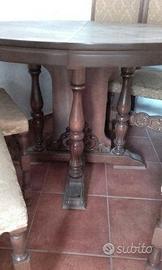 Tavolo allungabile e 6 sedie