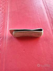 Fermasoldi Damiani in argento con diamante 0,01 ct