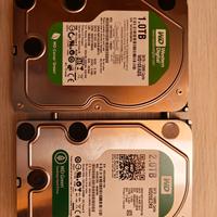 WD green HDD 1 e 2 TB 