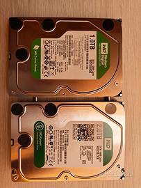 WD green HDD 1 e 2 TB 