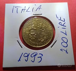 Italia 200 lire 1993