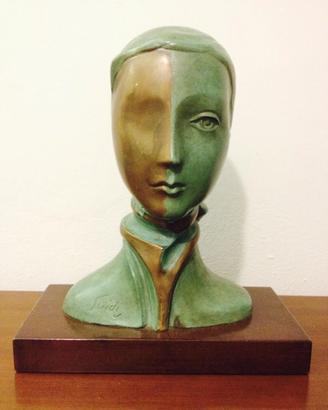 Scultura “ Testina” di Virgilio Guidi