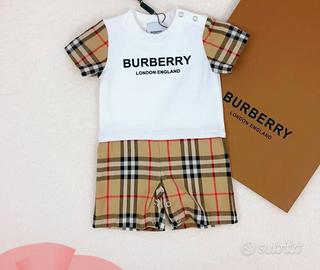 Tutina Burberry Neonato 