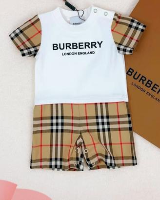 Tutina Burberry Neonato 