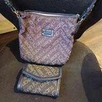 CALVIN KLEIN ORIGINALE TRACOLLA E PORTAFOGLIO