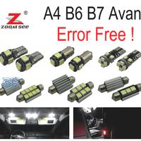 KIT 23 LAMPADE LED INTERNE AUDI A4 S4 RS4 B6 B7 QU