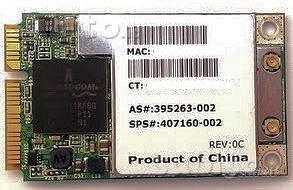 Scheda modulo WiFi wireless HP DV6000 DV9000 40716