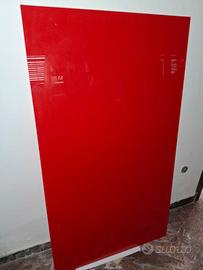 Tavolo allungabile rosso