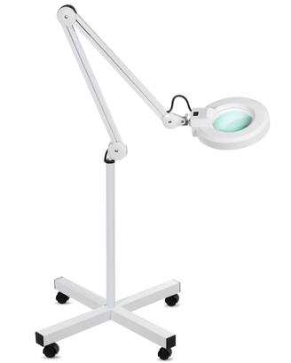 Lampada con lente d'ingrandimento