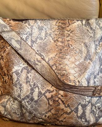 Borsa in vero pitone