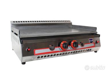 Fry top piastra professionale a gas in acciaio 70
