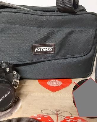 Fotocamera analogica kenlock kg-1 con due obbiett