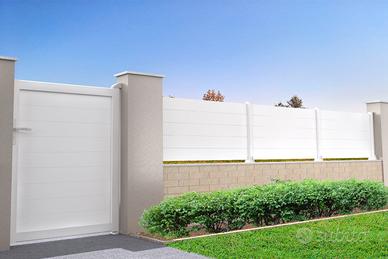 Cancello pedonale in alluminio MISTO in kit