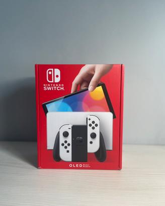 Nintendo switch oled bianca 64 gb - nuova