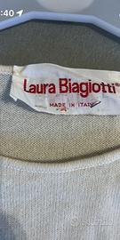 Laura biagiotti vestito chachemire bianco