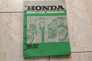 Manuali officina Honda cr 125 e cr 500