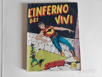 Zagor Zenit N. 71 “L’ inferno dei vivi” MG L200