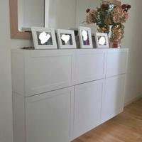 Ikea BESTÅ – Mobile/Madia da parete, ante HANVIKEN