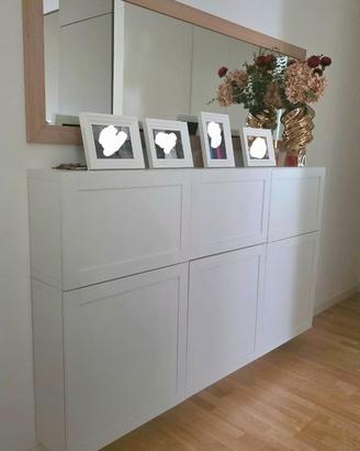 Ikea BESTÅ – Mobile/Madia da parete, ante HANVIKEN