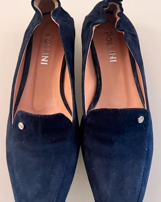 Mocassini Pollini blu tg37