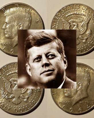 USA - HALF DOLLAR argento 1964, J.F.Kennedy