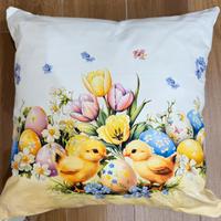2 Cuscini arredo in cotone misura 45x45 con stampa