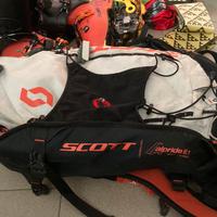 Zaino scialpinismo scott E1 con air bag elettrico