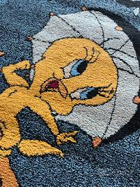 2 Tappeti Looney Tunes con Titti sotto la pioggi