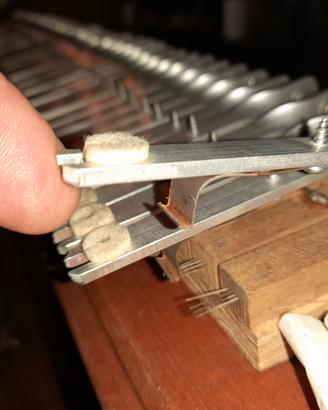 Organo a canne Contattiera 56 note per organo mecc