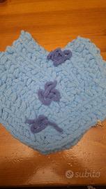 poncho bambina in ciniglia