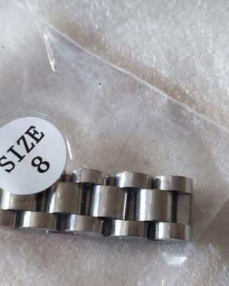 Anello acciaio maglia cinturino 