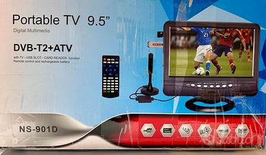 TV Portatile 9.5" DVB-T2 NS-901D