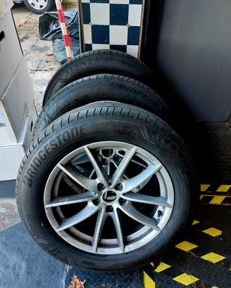 4 Cerchi da 18 e gomme  Bridgestone