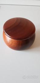 Scatola porta tabacco in radica di noce