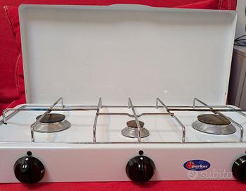 Fornello da campeggio Parker a 3 fuochi