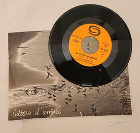 45 giri Lettera d'amore di Alberto Lupo