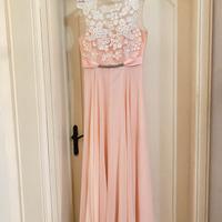 Abito rosa antico da cerimonia