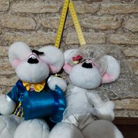 coppia di peluche Diddl sposi