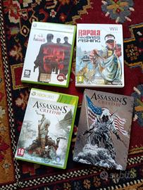 Lotto giochi Wii e Xbox 360