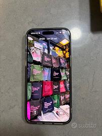 Iphone 15 pro max Blu titanio 256gb  COME NUOVO