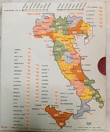 cartina distanze e cartellonistica stradale 