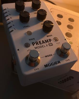 Modeler amplificatore Mooer preamp x2